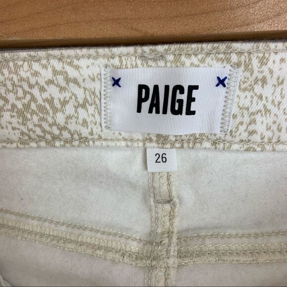Like New Paige Hoxton Ultra Skinny Python Pant O5 - Picture 7 of 9